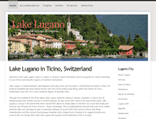 Tablet Screenshot of lakelugano.info